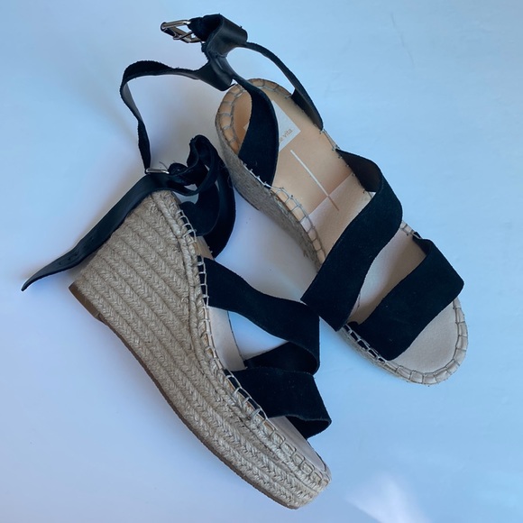 Dolce Vita Shoes - Dolce Vita Black and Tan Espadrille Sandals